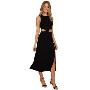 Petal and Pup Womens Alexa Cut Out Dress Black Size Medium